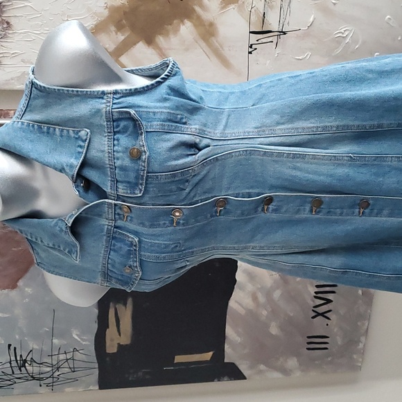 Shein Denim Dress Women Dress S - Picture 2 of 6